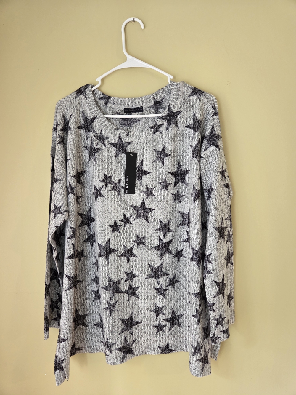 Super Soft Sweater With Stars